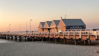beautiful sunset in busselton, things to do