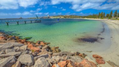 beautiful beach in esperance region