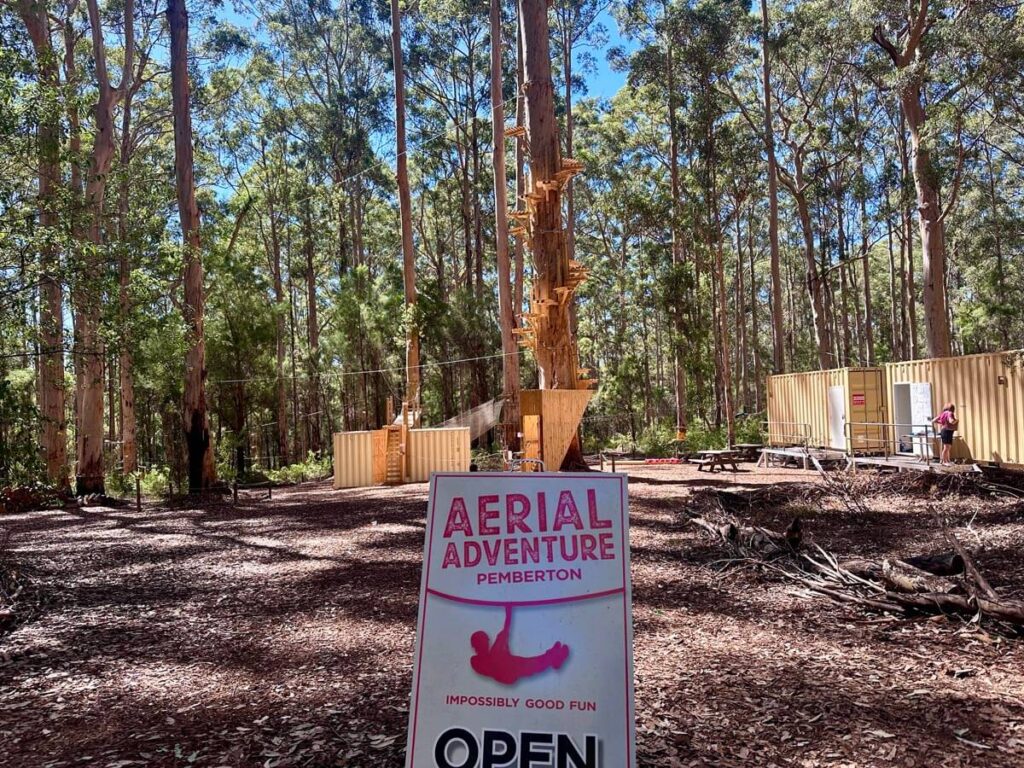 Aerial adventure Pemberton