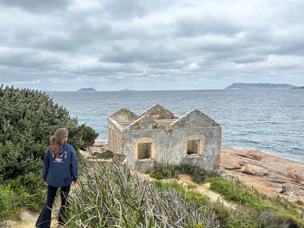 The views from the outside of Point King Lighthouse